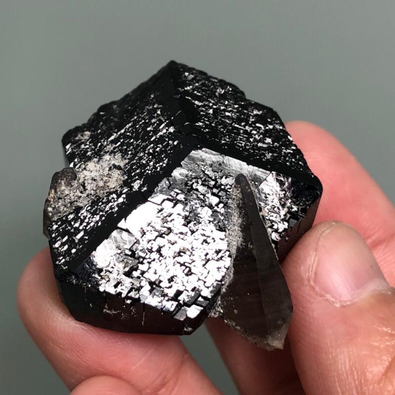 納米比亞電氣石 黑水晶共生 天然原礦 礦石