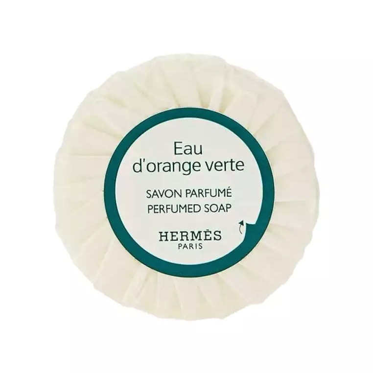 【現貨出清】法國🌹 Hermes愛馬仕 D’Orange Verte橘綠之泉香皂50G_無盒(效期2025.04)