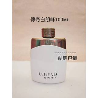 二手香水 萬寶龍 MONTBLANC 傳奇白朗峰淡香水100ml 男香 TESTER