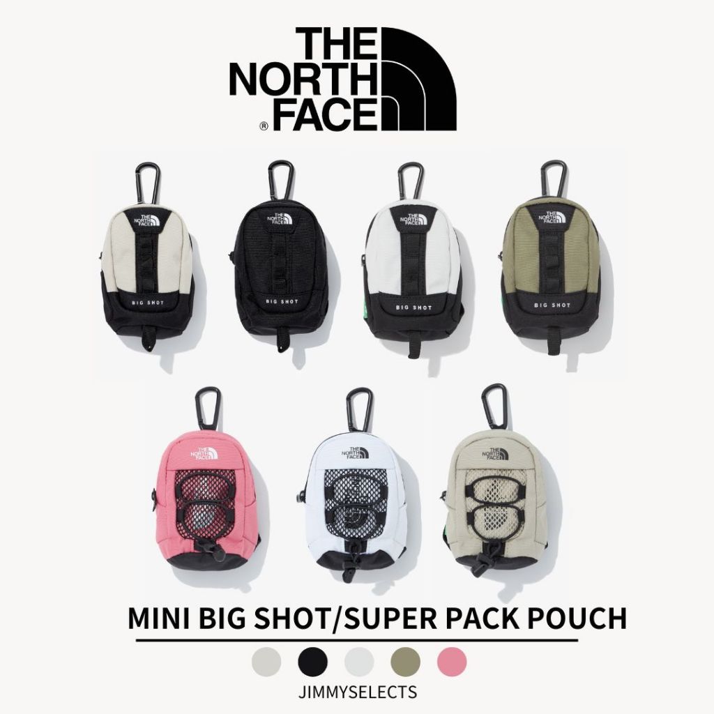 【吉米.tw】韓國北臉 THE NORTH FACE 白標 Big Shot 零錢包 迷你包 POUCH 吊飾