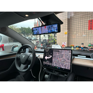 臺中提供到府安裝特斯拉Model Y行車快譯通電子後視鏡行車記錄器R120