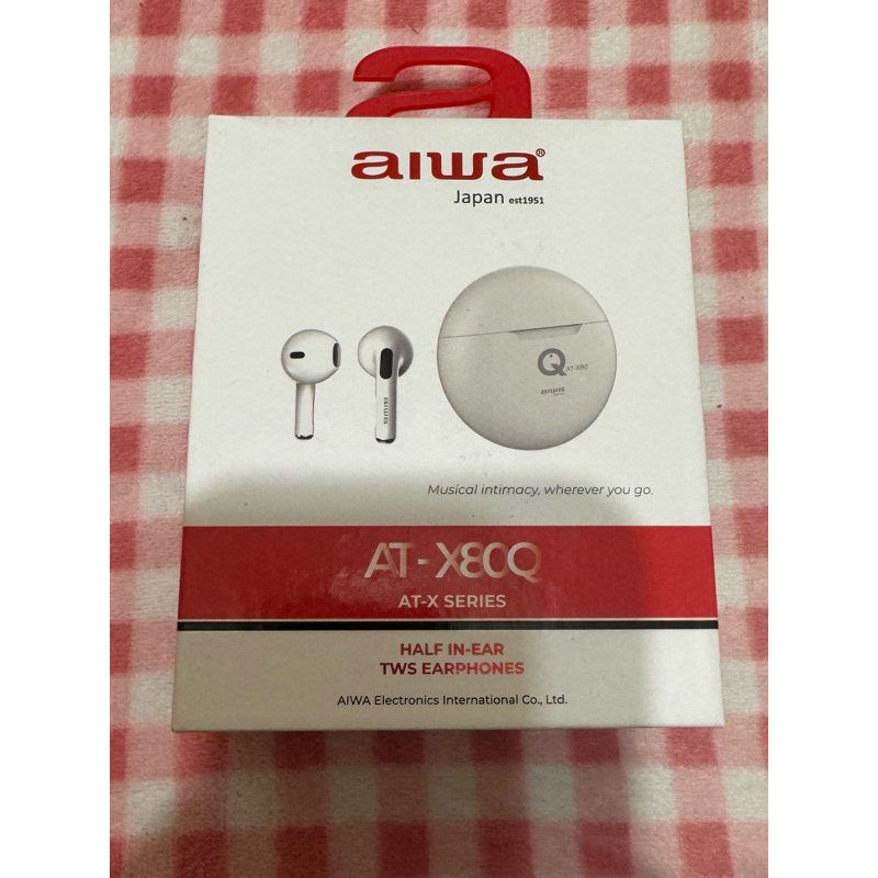 Aiwa AX80E 真無線藍芽耳機/白色