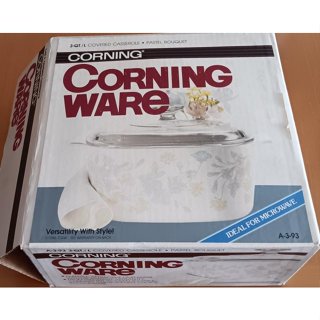 美國康寧CORNING WARE 3L 雙耳 康寧鍋 湯鍋 含蓋 美國製