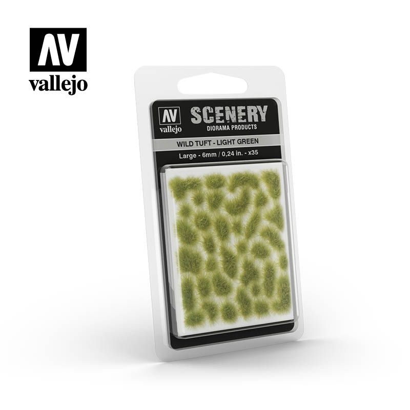 【奧丁模型】Acrylicos Vallejo 地形佈景：SC417 淺綠色草叢 6mm