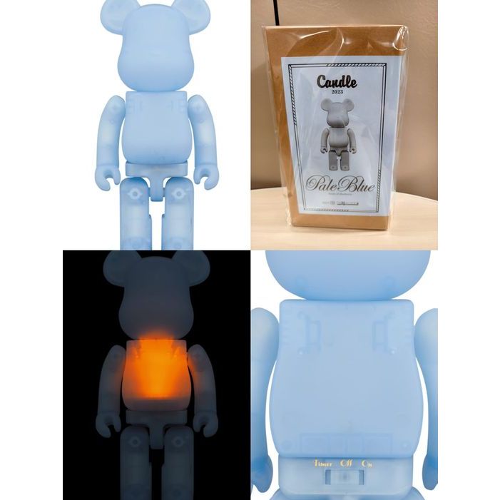 中租銀角零卡分期 全新未拆 BE@RBRICK CANDLE 2023 400% 有夜光和香味（藍莓味道）