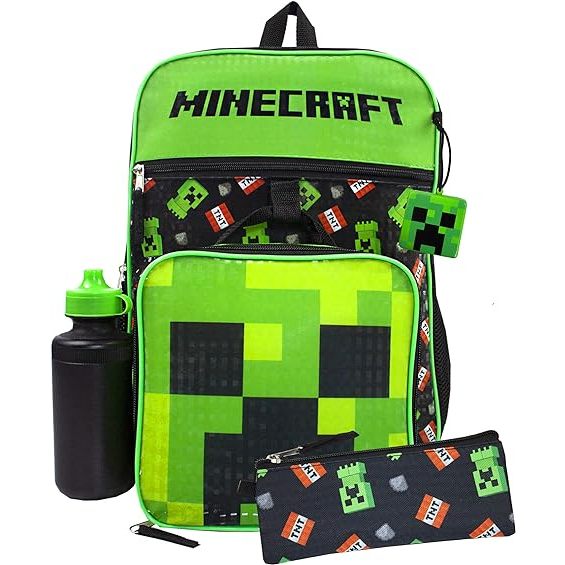 ❤️美國正貨❤️美國專櫃 Minecraft 麥塊 兒童書包 餐袋 筆袋 水壺 便當袋 後背包 書包 兒童 小學