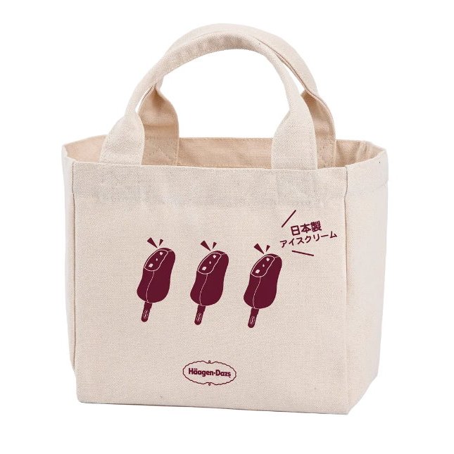 【全新現貨】 Haagen-Dazs 哈根達斯 日系帆布袋 全家日本系列雪糕款 購物袋/便當袋/手提袋