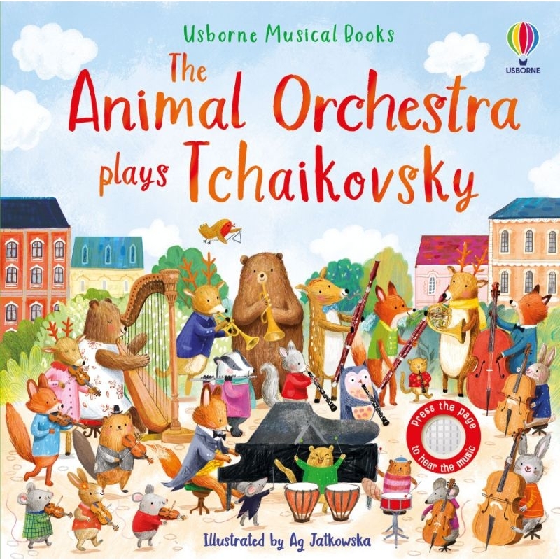 Usborne The Animal Orchestra Plays Tchaikovsky森林裡動物音樂會 柴可夫斯基