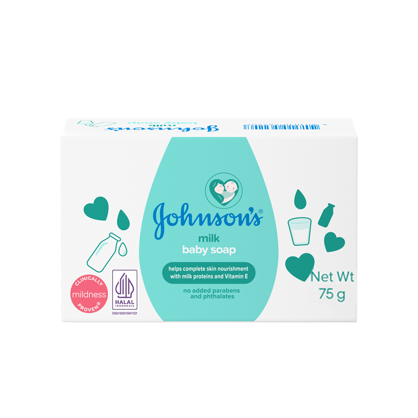 【Johnson's 嬌生】嬰兒潤膚香皂-牛奶(75g)【兔雜tuzha】
