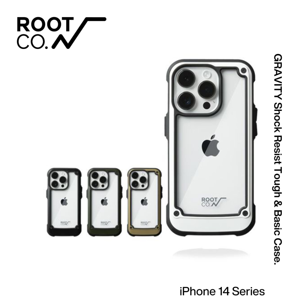 【KOZIIY】ROOT CO. iPhone 14 Series 透明背板防摔手機殼