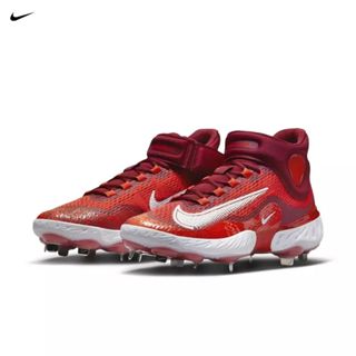 美國進口 Nike ALPHA HUARACHE ELITE 4 MID 高筒棒球釘鞋(DJ6520-616)