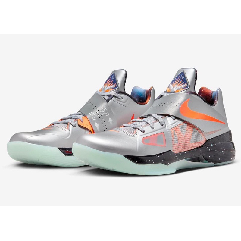 Nike KD 4 Galaxy 銀太空 KD全明星賽鞋 復刻 US7.5 全新