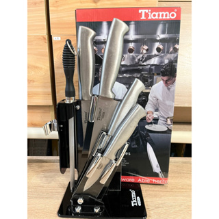降價 Tiamo 不鏽鋼刀具 料理刀具 六件組