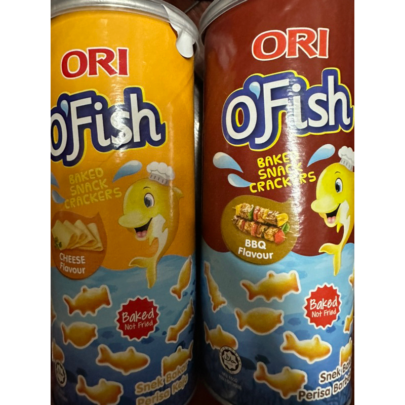 ORI活力魚造型餅乾50g-燒烤風味/番茄風味/起士風味 賞味期：2024/5/7