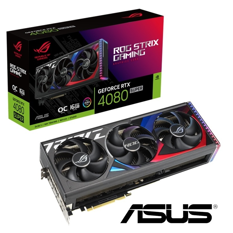 現貨】全新 ASUS 華碩 ROG STIRX RTX4080S O16G 顯示卡 SUPER 超頻電競 梟鷹3風扇