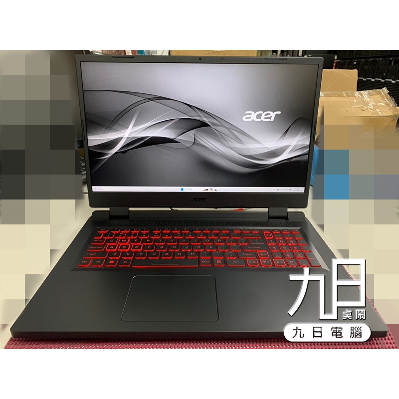 🌱17吋福利品電競筆電🌱AN517-55 i7-12700H 16G 雙硬碟 RTX3050ti 144hz筆記型電腦