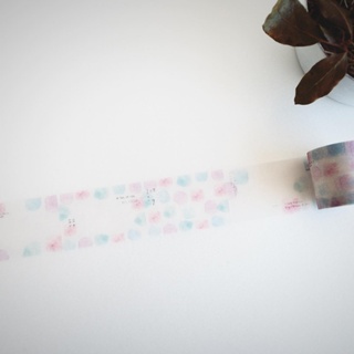 【莫莫日貨】Yohaku 原創系列 2024 日本製 捲狀描圖紙材質 便利貼 - 調色盤 R003
