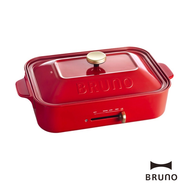 BRUNO 多功能電烤盤-經典款（紅色）BOE021 電烤盤 章魚燒機 烤肉 燒烤爐 燒烤盤 章魚小丸子 現貨一台