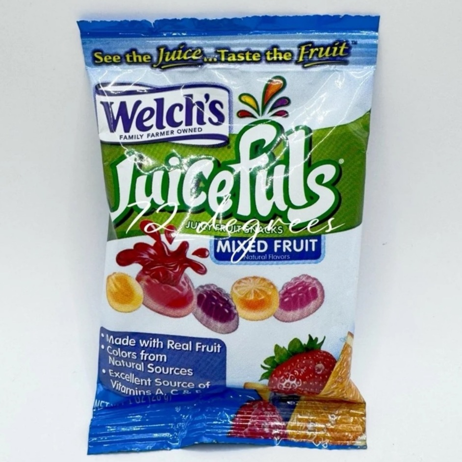 ✈️72_degrees  現貨! 美國代購 美國水果軟糖 Welch’s Juicefuls 爆漿水果軟糖！