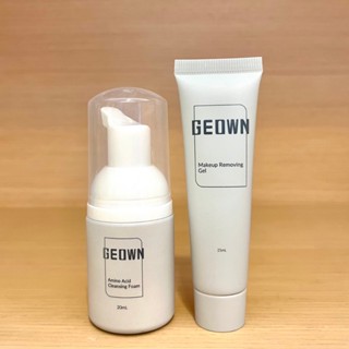 栗子美妝🌰｜GEOWN 全效舒緩卸妝凝露 25ml 胺基酸潔顏慕絲 20ml 精巧版 小樣 全新正貨 洗面乳 卸妝乳