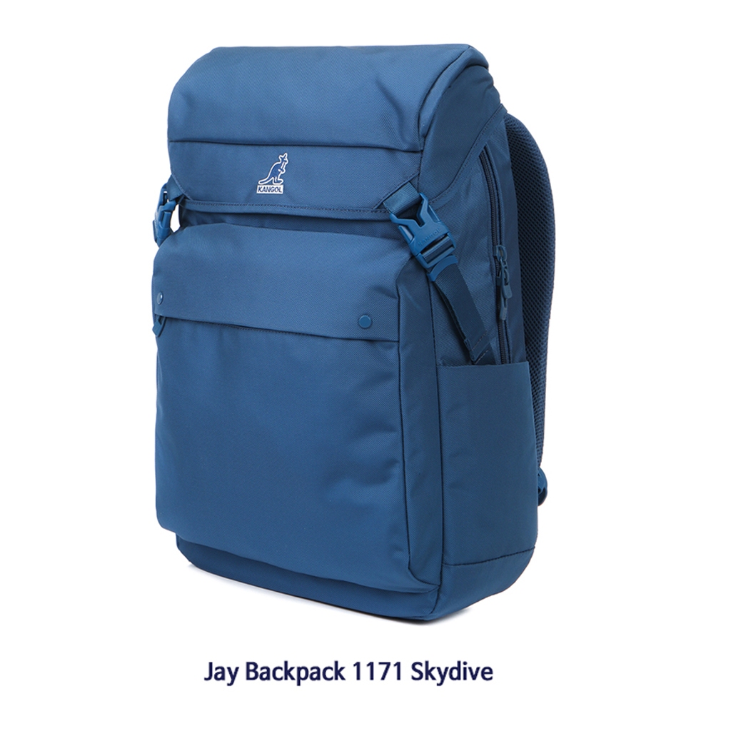 (特價優惠)韓國 KANGOL 後背包 雙肩包 電腦包 藍色 1171 全新品