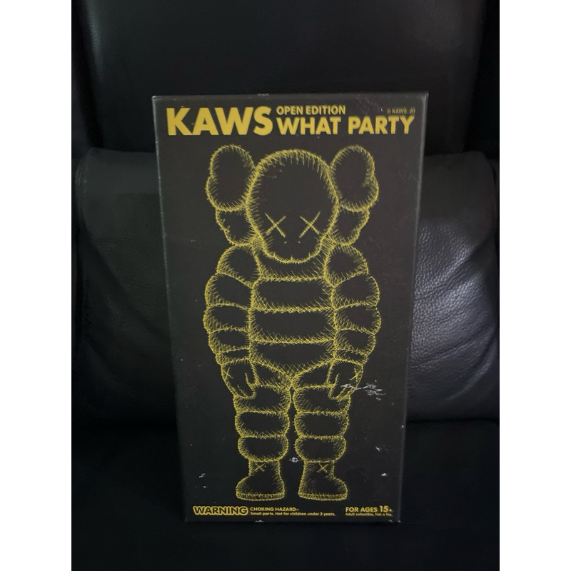 KAWS What Party 米其林 Chum Companion 黃色Kaws公仔 限量