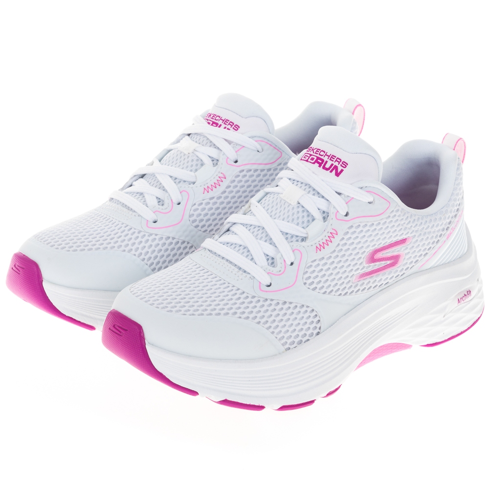 SKECHERS 女慢跑系列GO RUN MAX CUSHIONING ARCH FIT 寬楦款-128928WWPK