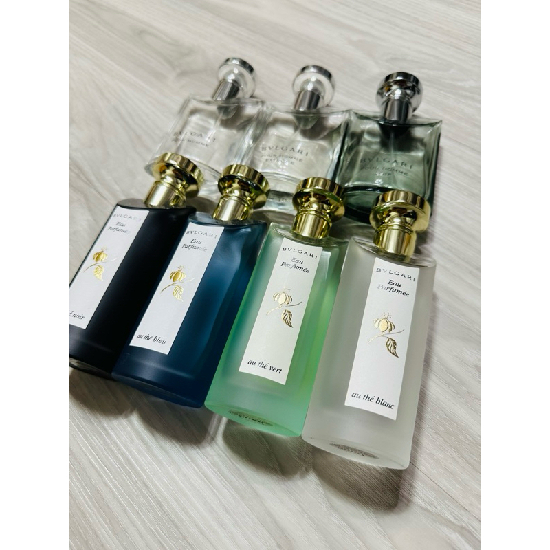 Bvlgari 大吉嶺 白茶 黑茶 藍茶 綠茶 分享噴瓶 寶格麗