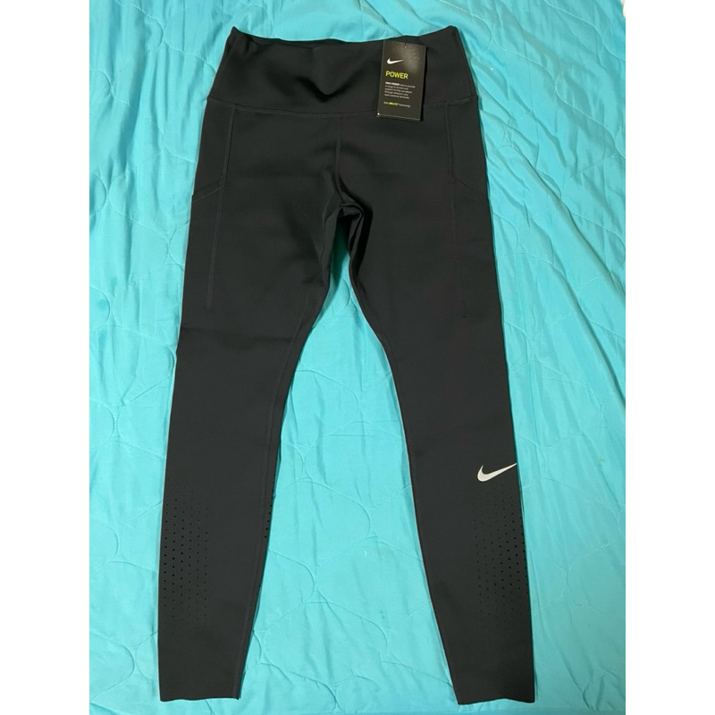 NIKE CN8042-010反光 緊身 慢跑 內搭褲 緊身褲 運動長褲 女