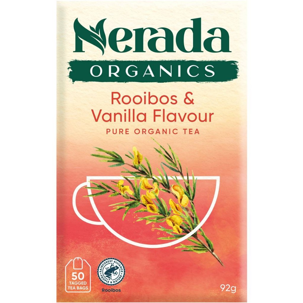 澳洲有機Organic Rooibos &amp; Vanilla Tea Bags有機南非香草茶/有機檸檬/