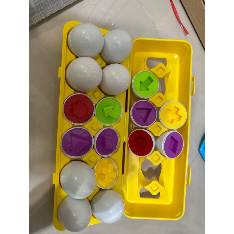 配對蛋 聰明蛋 形狀蛋  寶貝聰明蛋 形狀配對 顏色配對 幾何形狀顏色配對蛋 邏輯思考 教具玩具 早教拼裝玩具