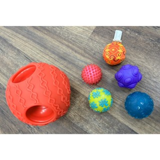 美國B.Toys 感統玩具 波麗觸覺感統球組 觸覺球 感統球 感覺統合刺激 感覺探索 嬰兒玩具 新竹可自取