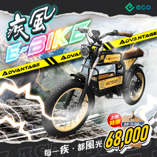 【易鎧 eco】疾風 e-Bike #疾風電動輔助自行車【預購】【享12期分期】#eBike #電動自行車 #電動腳踏車