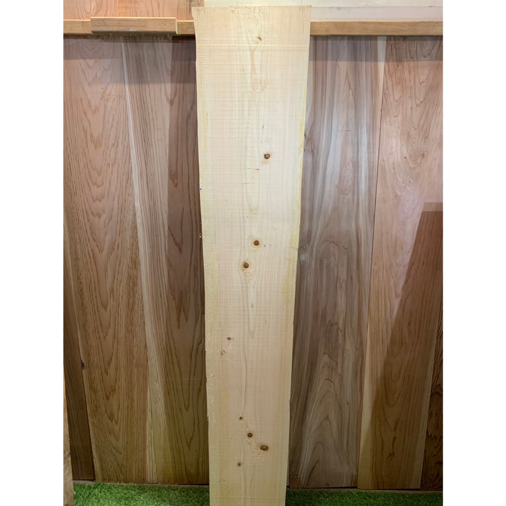 日本檜木原木 毛料板  日檜 Hinoki 原木訂製 層架板 檯面 層板料 原木桌板 檯座 木工材料A6634晶選傢俱