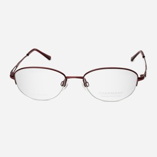 CHARMANT CH16430 夏矇眼鏡｜文青復古B鈦圓形半框眼鏡 女生品牌眼鏡框【幸子眼鏡】