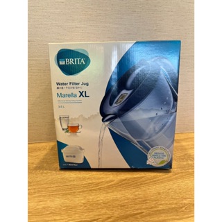 NG商品出清【德國 BRITA】 3.5L MARELLA 馬利拉記憶型濾水壺XL(藍色)