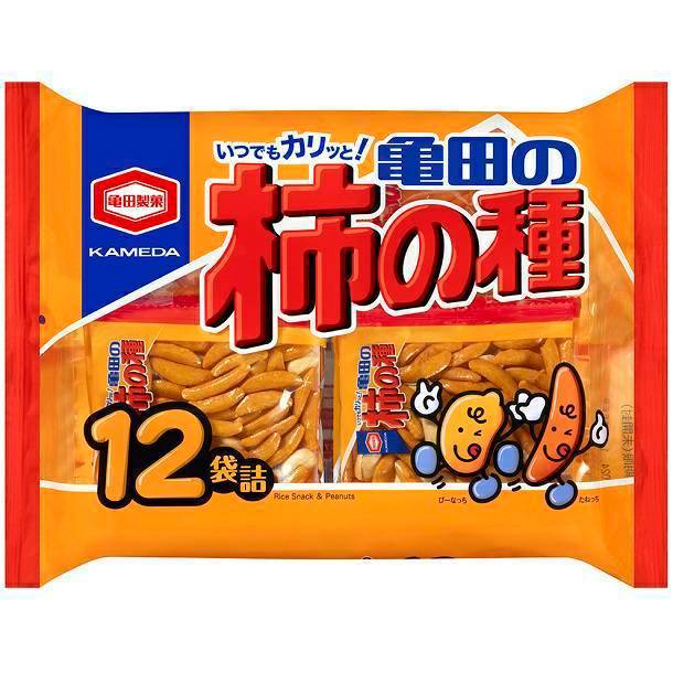 (低價好貨) 日本 龜田 柿種米果 6袋 12袋入