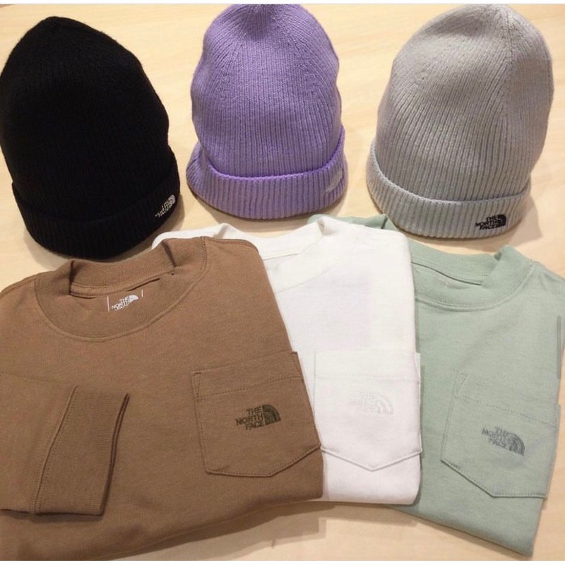 預購🇯🇵日本購回🇯🇵The north face kids北臉童裝 經典刺繡logo口袋薄長袖薄長tee 100-150