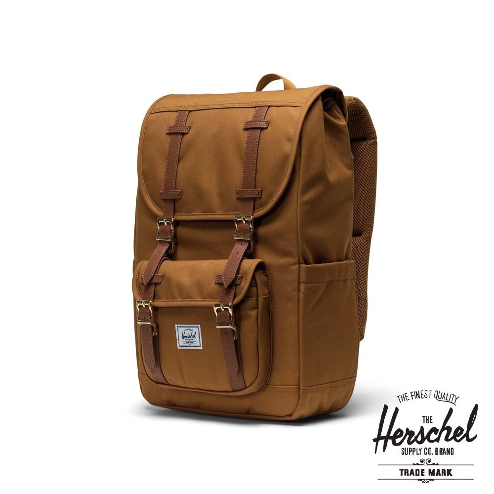 Herschel Little Amearica™ Mid【11391】棕色 筆電包 減壓背帶 登山包 後背包