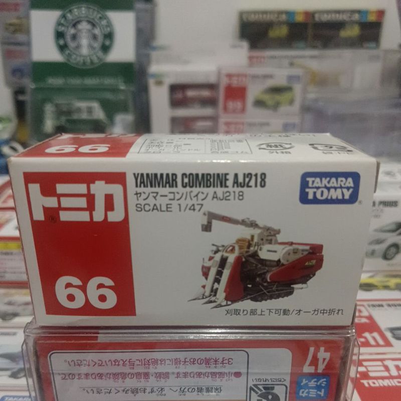 TOMICA  NO.66絕版YANMAR COMBINE AJ218 福利品