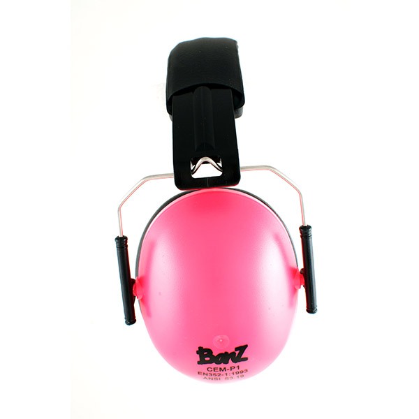 澳洲 BanZ 兒童防噪耳罩亮粉色聽力保護防噪音(3歲以上使用)