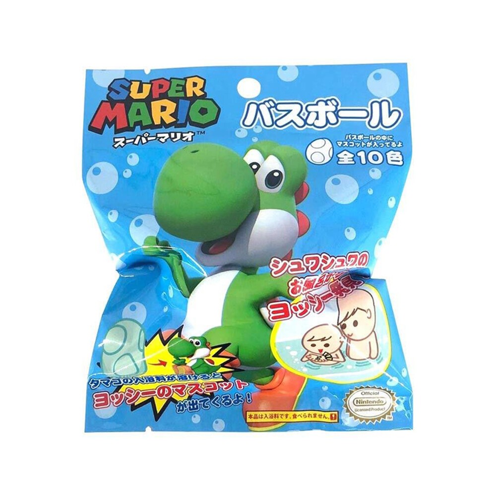 現貨 🇯🇵 日本 瑪利歐 耀西 入浴球 Mario 超級瑪莉 入浴發泡劑 泡澡球 沐浴球