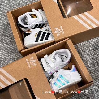 Linda❤️代購 ADIDAS 彌月禮 滿月禮 禮盒 金標 魔鬼氈 學步鞋 童鞋 嬰兒 S79916 BD8000