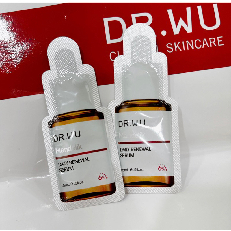 （#體驗包#試用包）DR.WU杏仁酸溫和煥膚精華6% 2ML