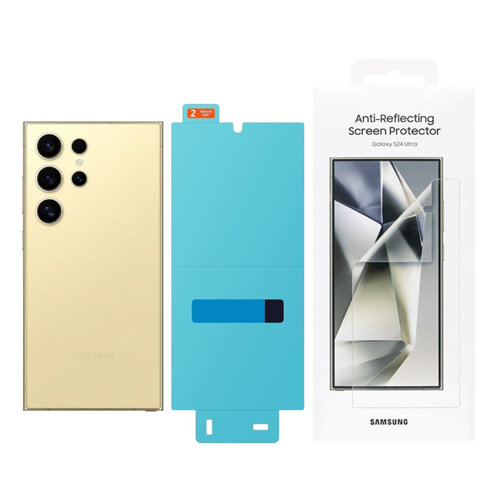 Samsung 三星原廠官方 Galaxy S24 Ultra / S24+ / S24 抗反光螢幕保護貼【盒裝】