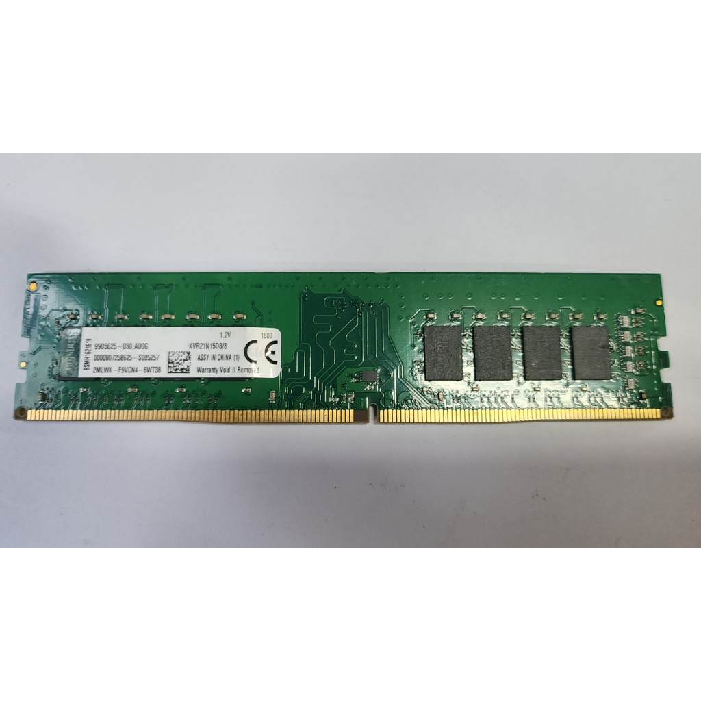 含稅 金士頓 終身保固 DDR4 2133 8G 8GB KVR21N15D8/8 雙面顆粒 05R689