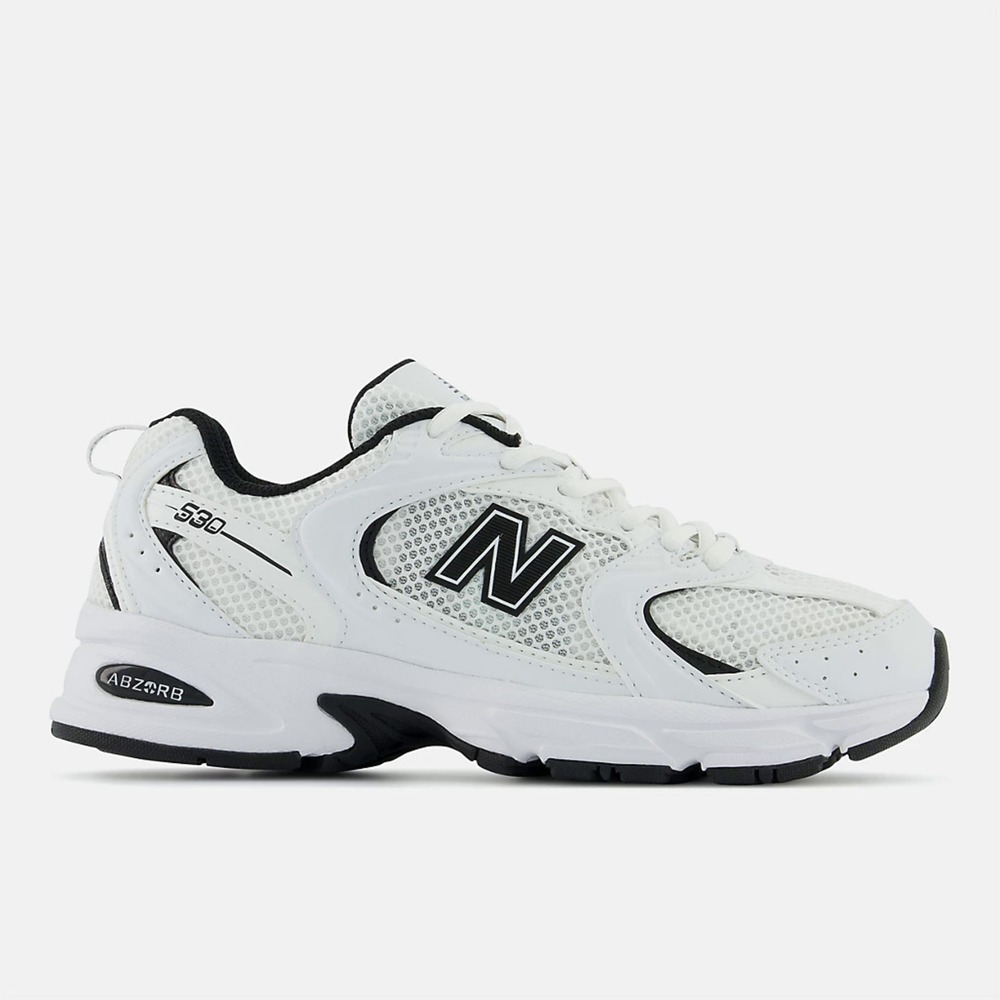 【NEW BALANCE】530系列 復古老爹鞋 運動鞋 D楦 穿搭 舒適 白黑 MR530EWB