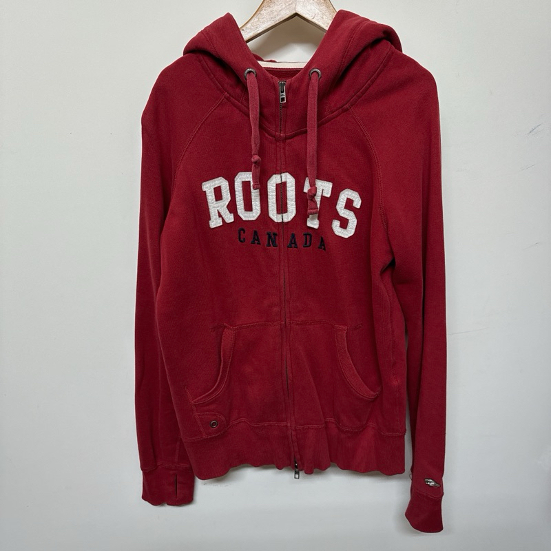 Roots 女大人紅色外套 M