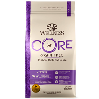 (貓) 寵物健康 WELLNESS WDJ推薦 無穀飼料 CORE 5磅/11磅 幼貓 成貓 火雞肉 鴨肉 深海魚 腸胃