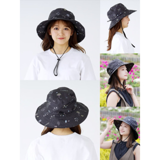 現貨新款 日本 nifty colors 晴雨兩用折疊遮陽100%漁夫帽 防水 抗UV 遮陽帽 易收納 登山 輕量欸